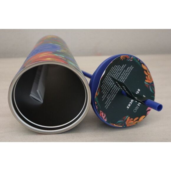 Farm Rio +Starbucks Blue Banana Mix 24oz Cold Cup Tumbler Summer '25 Lmt. Edt. - Picture 8 of 10